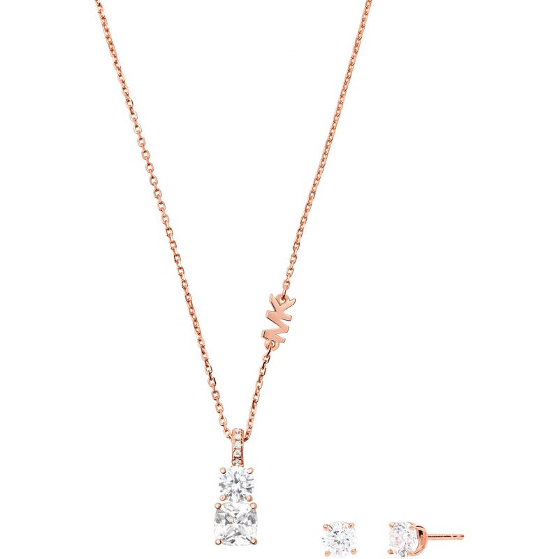 Michael Kors Jewellery-<BR>14k Rose Gold<BR/>Pendant Set