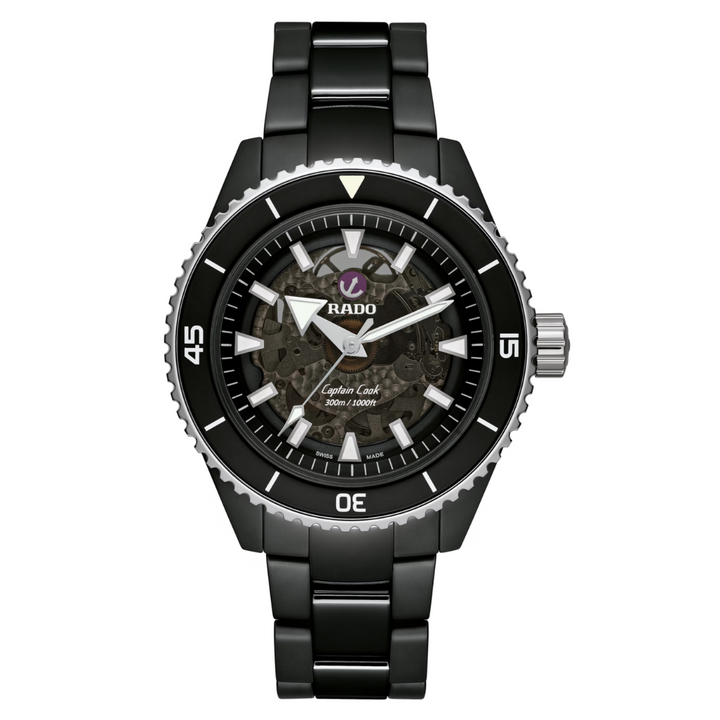 Rado-<BR>Captain Cook High-Tech Ceramic Black<BR/>(R32127152)
