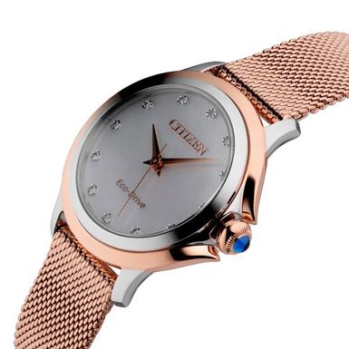 Citizen-<BR>Ceci Diamond Rose Mesh<BR/>(EM0796-75D)