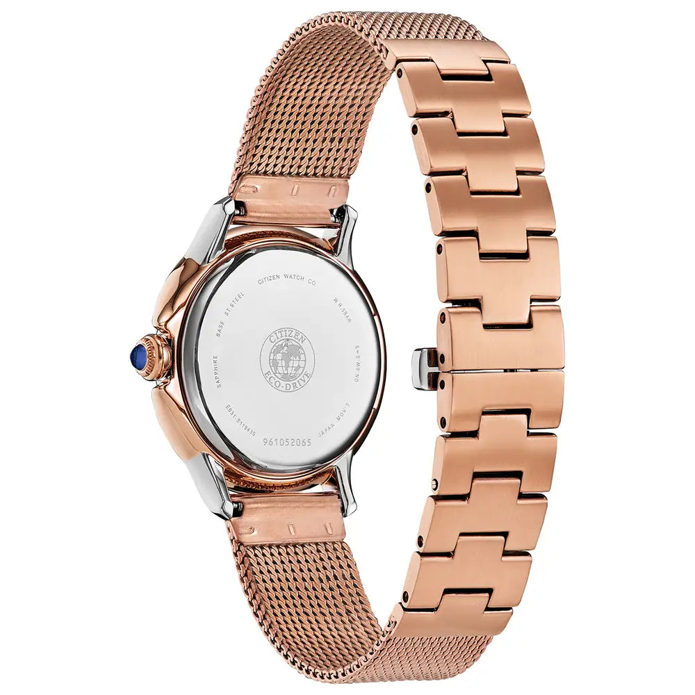 Citizen-<BR>Ceci Diamond Rose Mesh<BR/>(EM0796-75D)