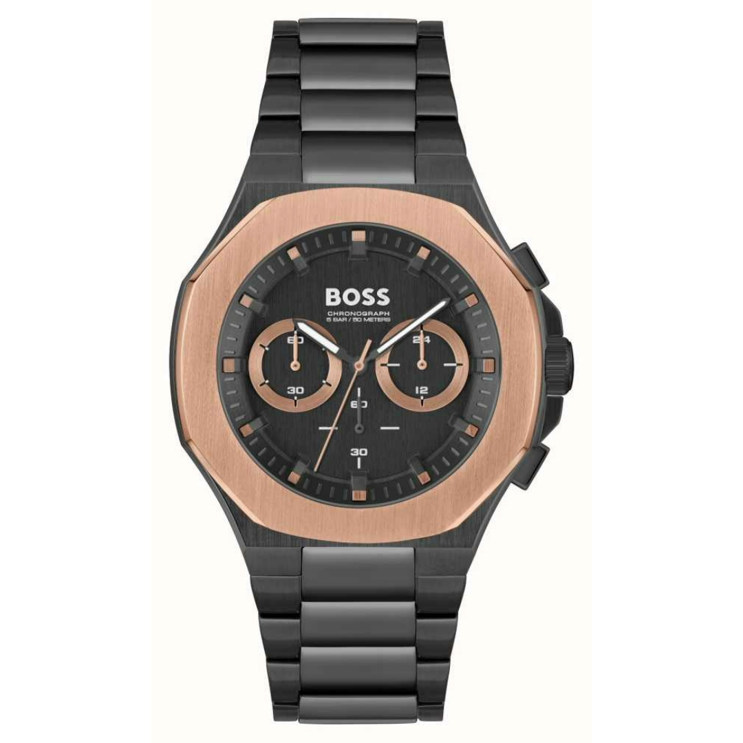 Boss GQ Taper Black Chronograph (1514090) – Design Centre Jewellery