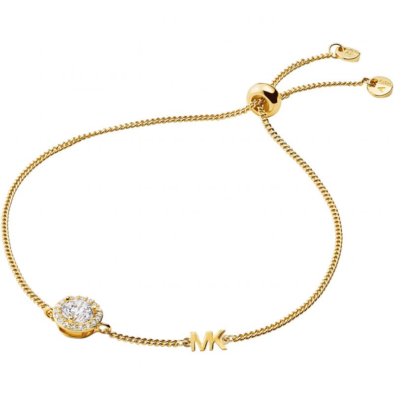 <BR>Gold Premium Halo Bracelet<BR/>(MKC1206AN710)-Michael Kors Jewellery-Design Centre Jewellery