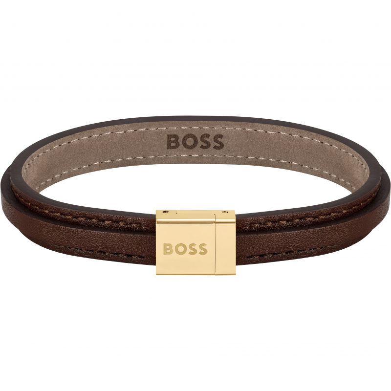 Boss Grover Leather Bracelet (1580329M) – Design Centre Jewellery