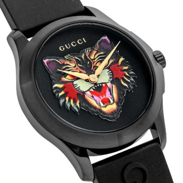 Gucci-<BR>Gucci G-Timeless Black Motif Cat<BR/>(YA1264021)