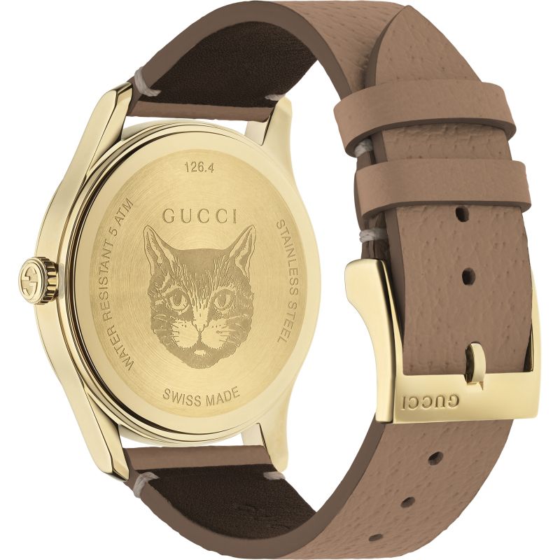 Gucci-<BR>Gucci G-Timeless Brown Butterfly<BR/>(YA1264063)