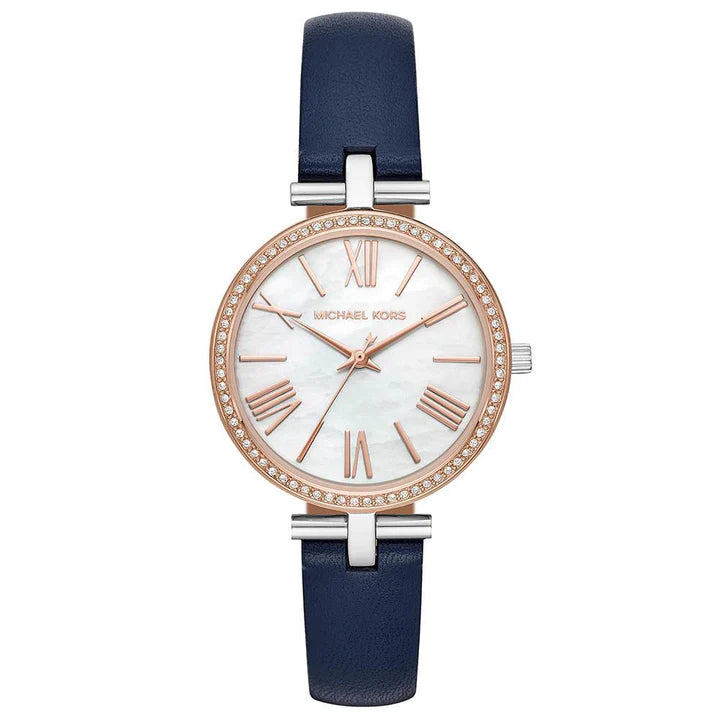 Michael kors blue strap 2025 watch