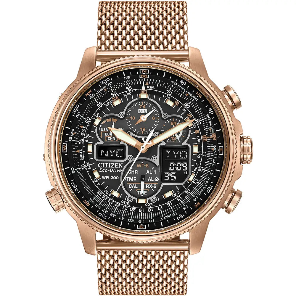 Citizen Navihawk A.T Gold Tone (JY8033-51E) – Design Centre Jewellery