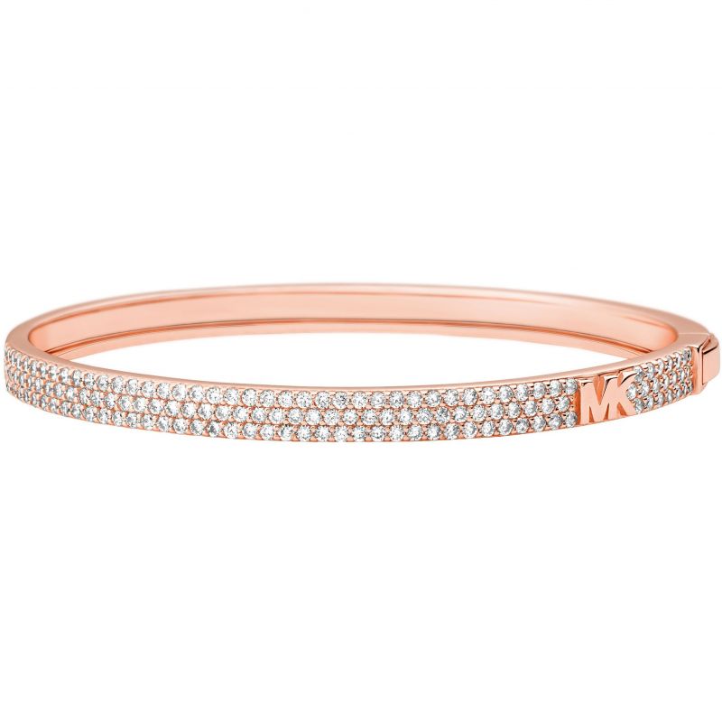 Michael Kors Rose Gold Premium Crystal Bangle (MKC1551AN791