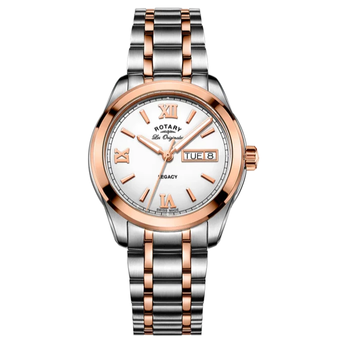 Rotary Legacy Swiss Two Tone GB90175 06 Design Centre Jewellery