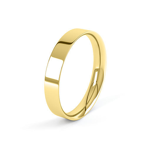 Flat Court Profile Wedding Band-Plain Wedding Band-Design Centre Jewellery