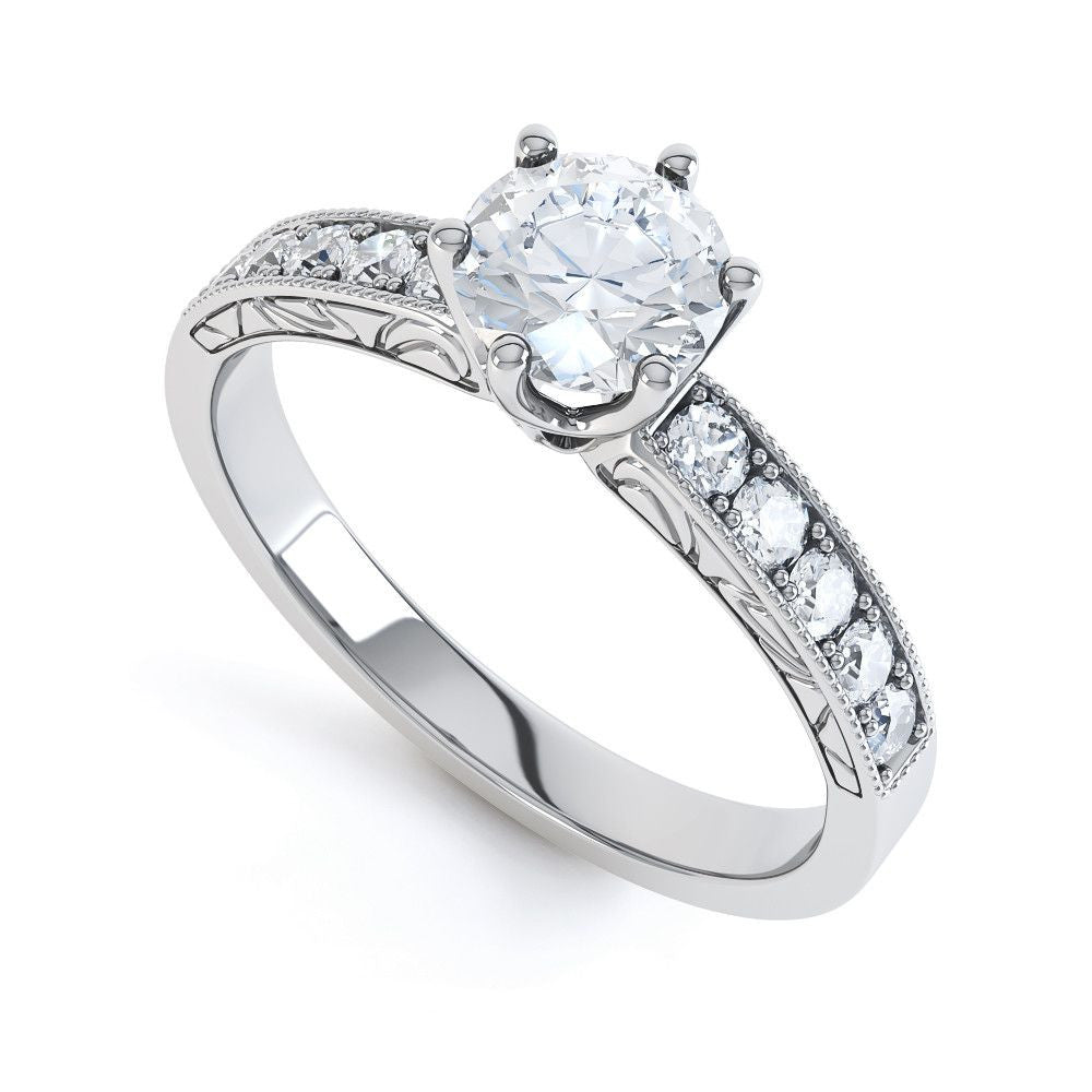 SAMMIE - DCJ001M-Diamond Engagement Ring-Design Centre Jewellery