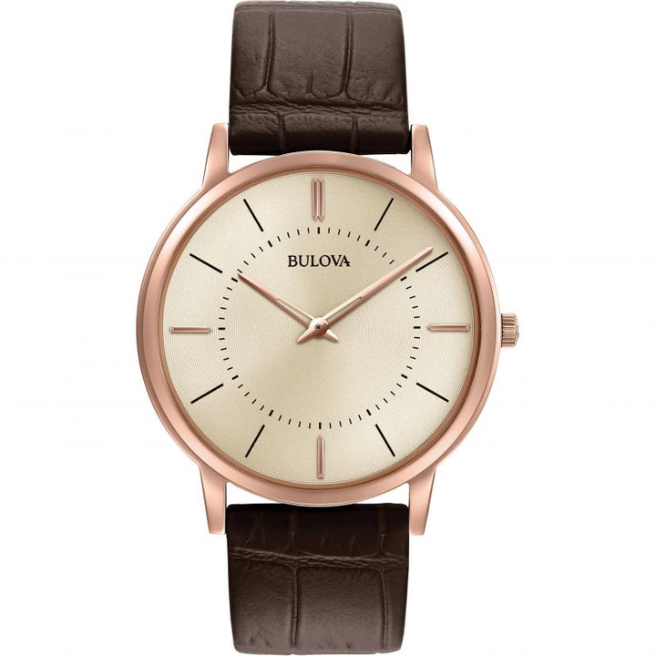 Bulova-<BR>American Clipper Rose Tone<BR/>(97A126)