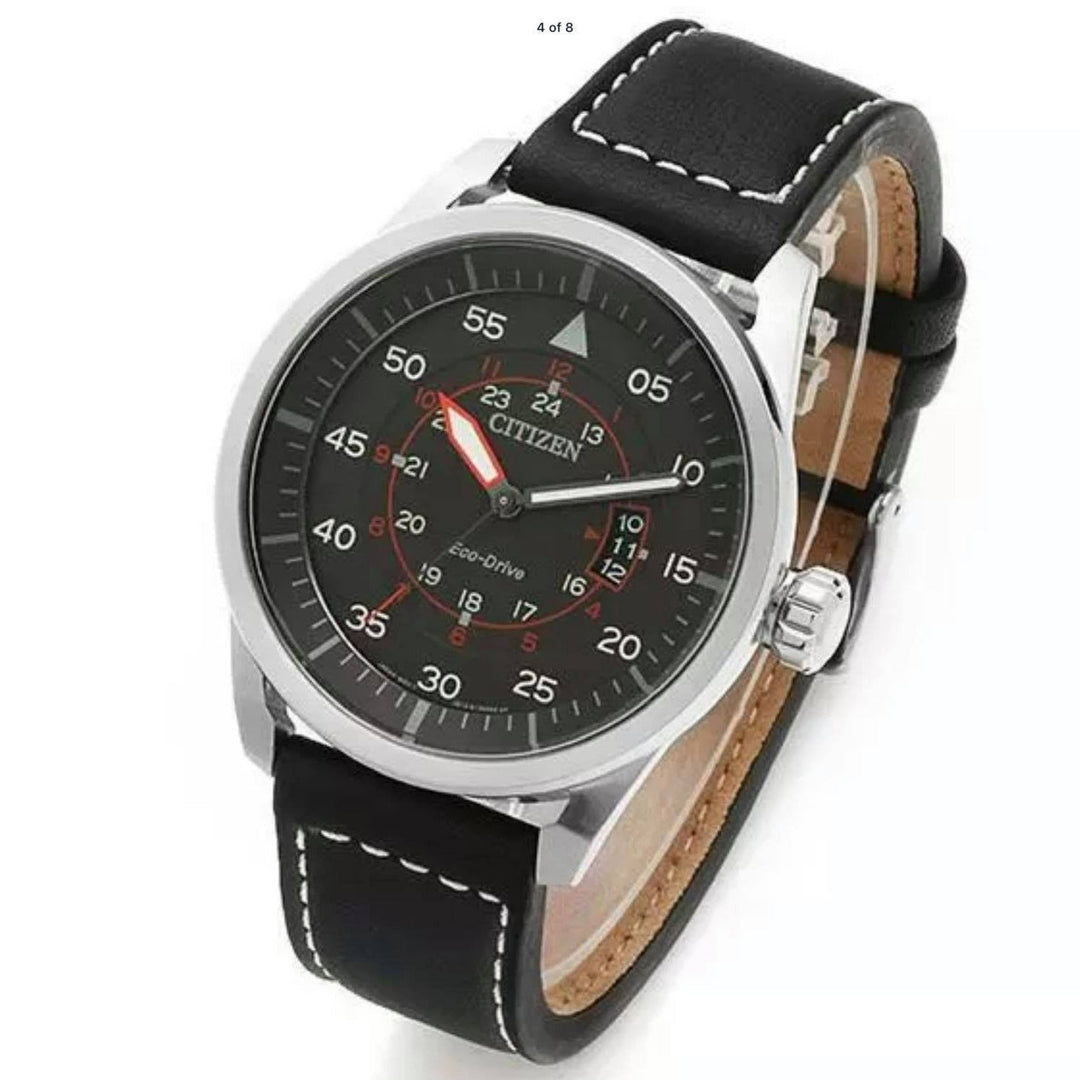 Citizen-<BR>Avion Pilot Black<BR/>(AW1361-01E)