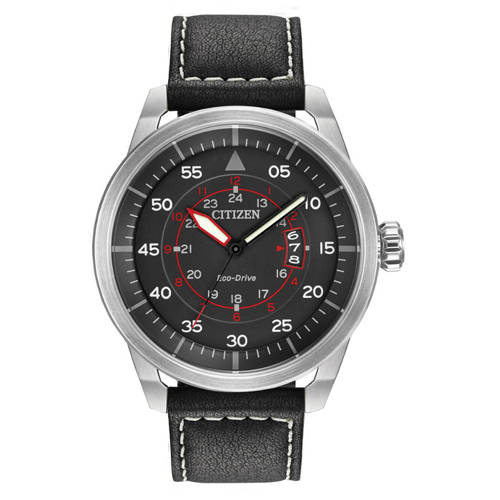 Citizen-<BR>Avion Pilot Black<BR/>(AW1361-01E)