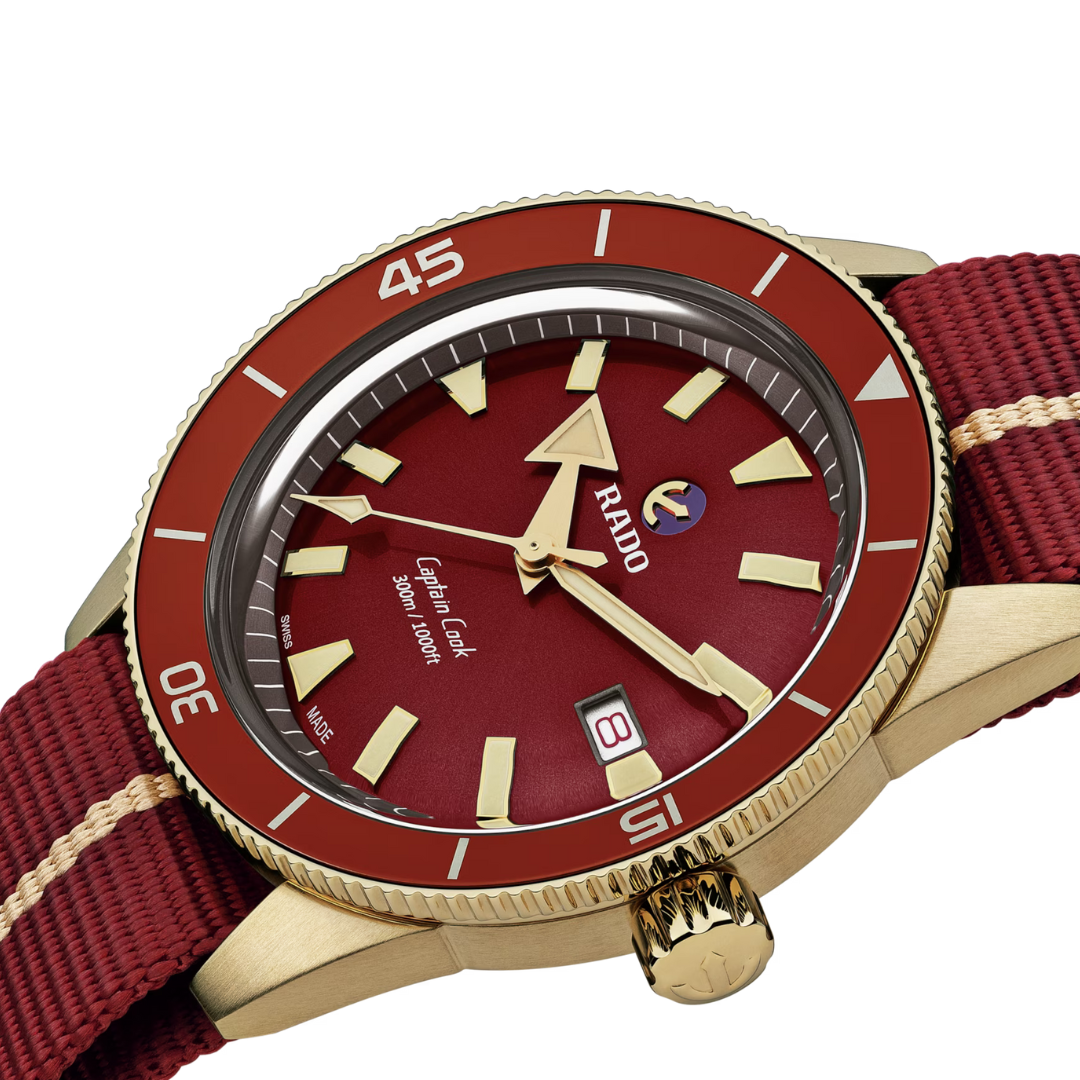 Rado-<BR>Captain Cook Automatic Red<BR/>(R32504407)