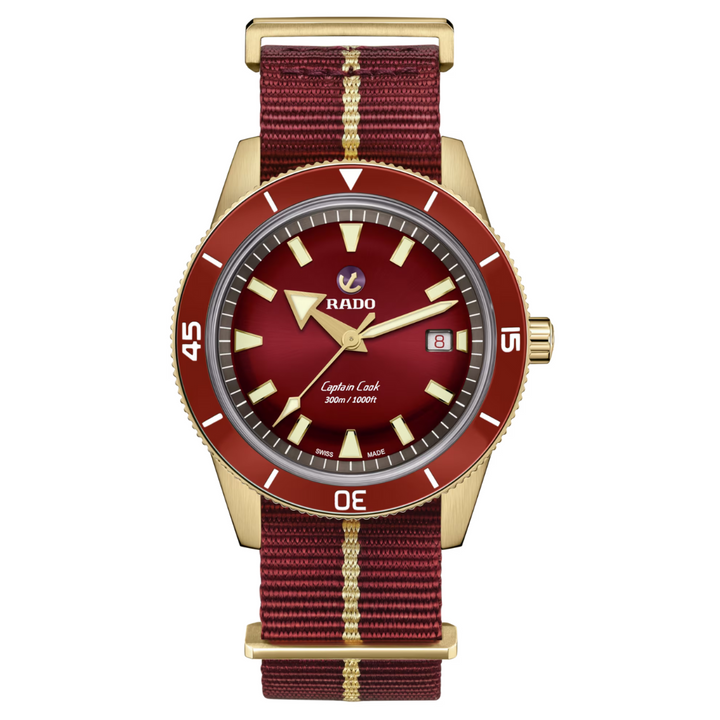 Rado-<BR>Captain Cook Automatic Red<BR/>(R32504407)