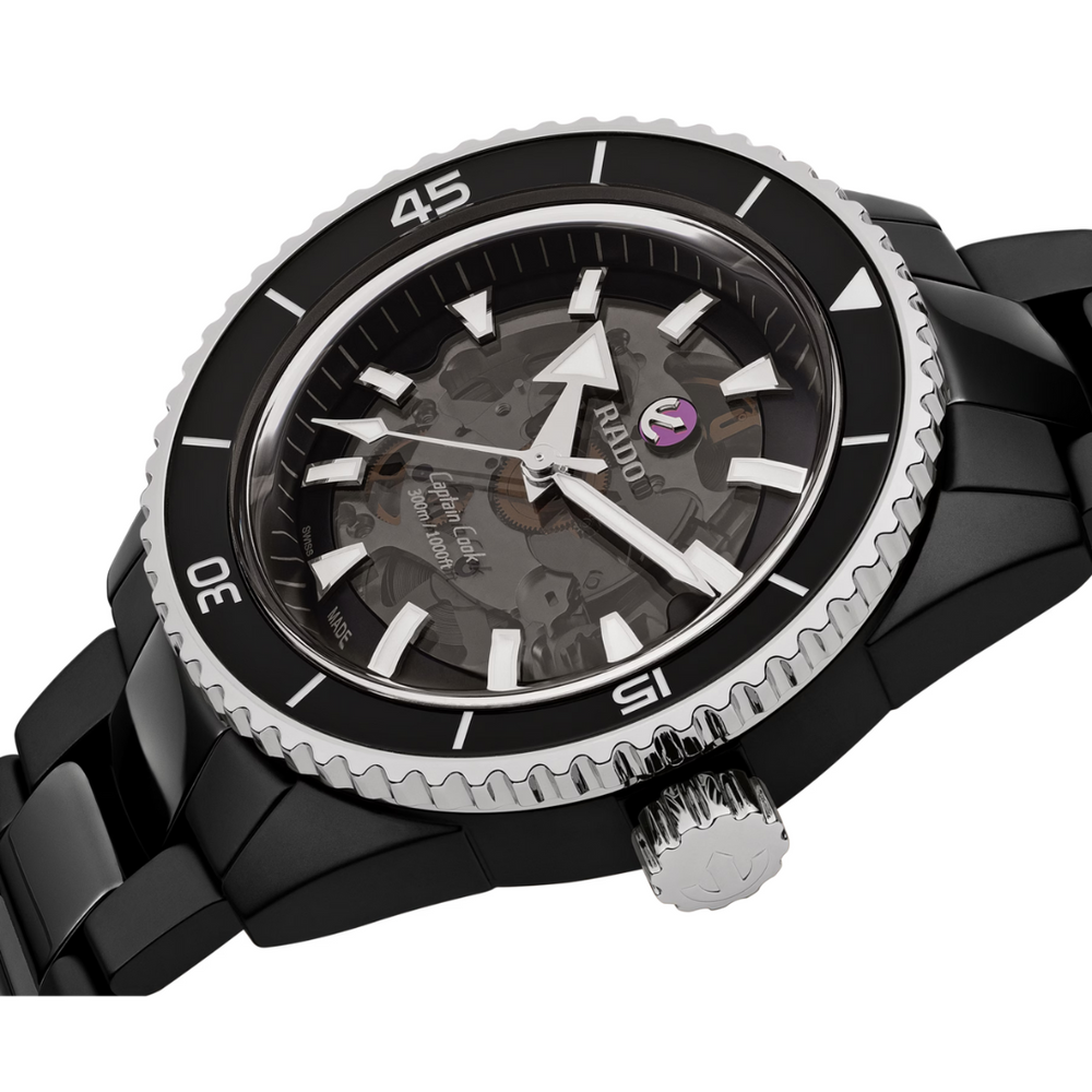 Rado-<BR>Captain Cook High-Tech Ceramic Black<BR/>(R32127152)