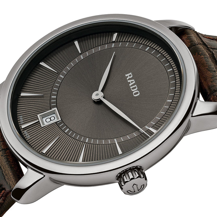 Rado-<BR>Diamaster Brown Leather<BR/>(R14135306)