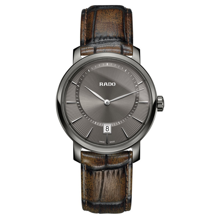 Rado-<BR>Diamaster Brown Leather<BR/>(R14135306)