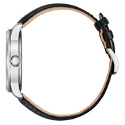 <BR>Eco-Drive Black Leather<BR/>(BM8550-14A)