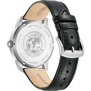 <BR>Eco-Drive Black Leather<BR/>(BM8550-14A)