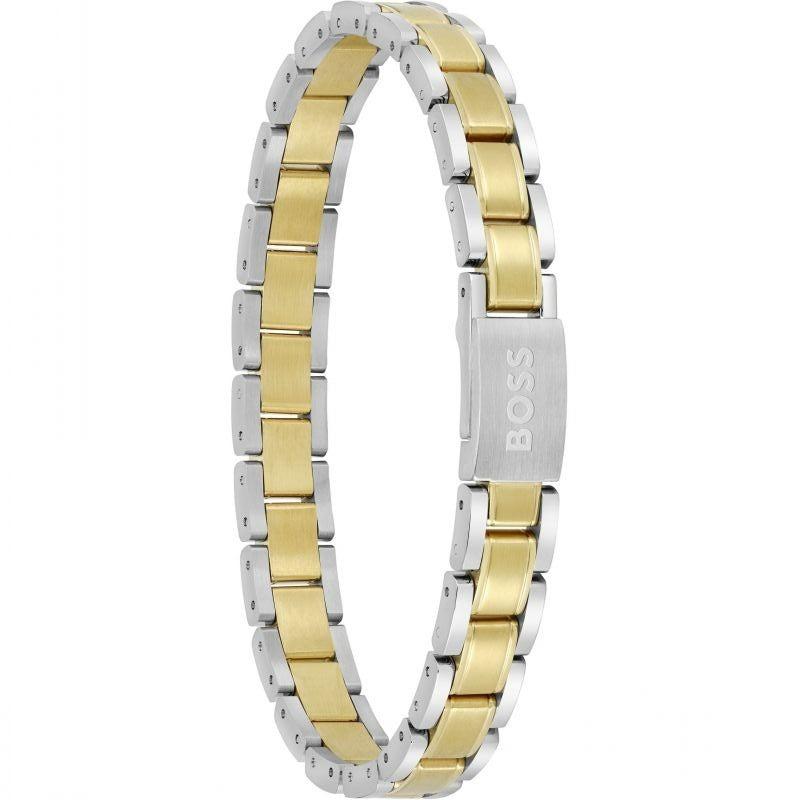 Boss-<BR>Essentials Two-Tone Steel Bracelet<BR/>(1580195)