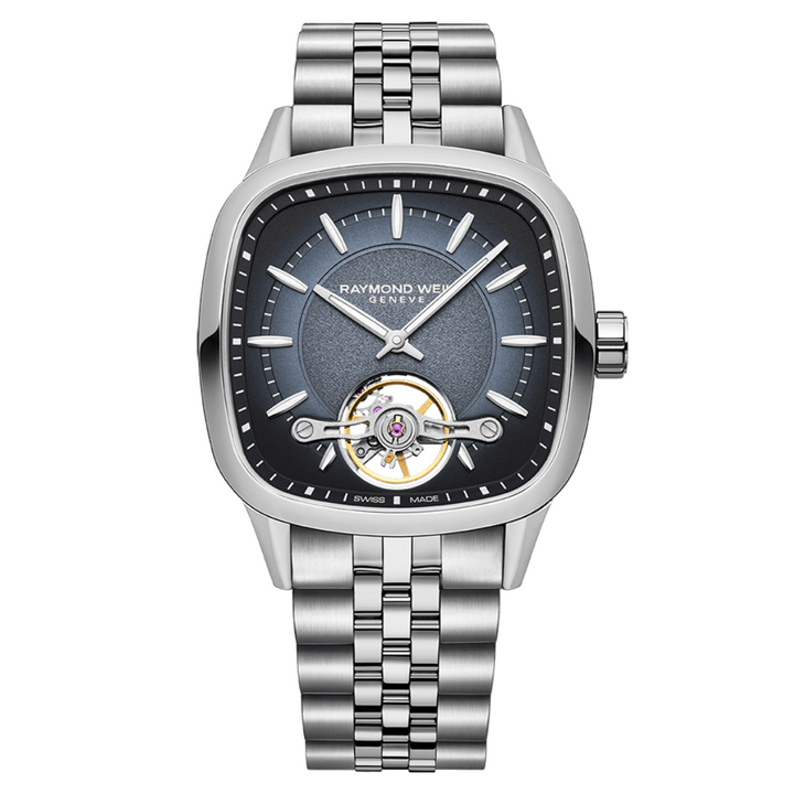 Raymond Weil-<BR>Freelancer Calibre Open Heart Blue<BR/>(2790-ST-50051)