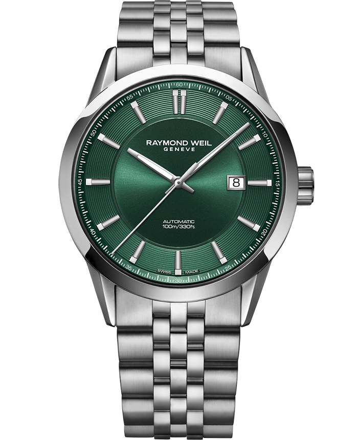 Raymond Weil-<BR>Freelancer Green Dial<BR/>(2731-ST-52001)