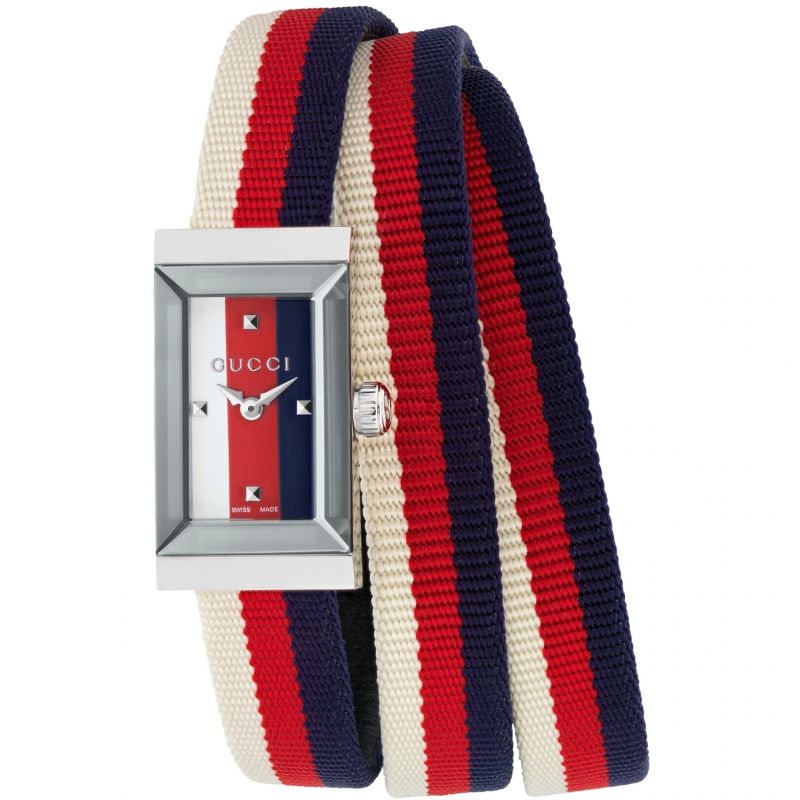 Gucci-<BR>Gucci G-Frame Fabric Strap<BR/>(YA147502)