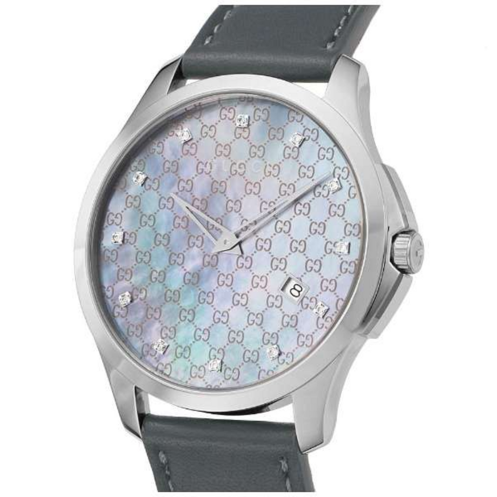 Gucci-<BR>Gucci G-Timeless Grey Diamond<BR/>(YA126307)