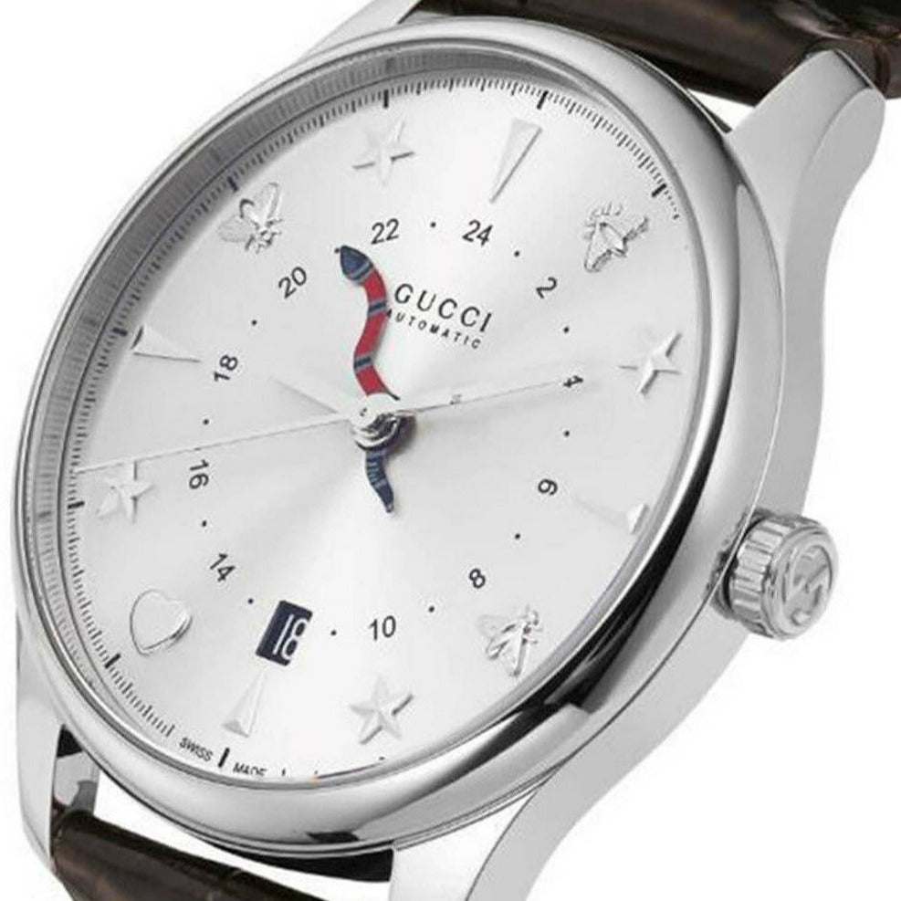 Gucci-<BR>Gucci G-Timeless Silver Dial<BR/>(YA126332)