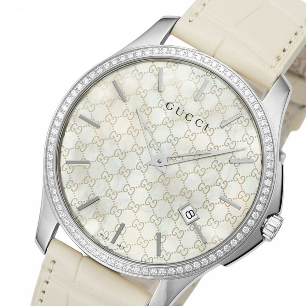 Gucci-<BR>Gucci G-Timeless White Diamond<BR/>(YA126306)