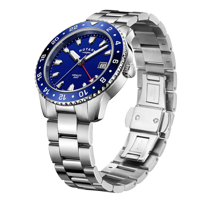 Rotary-<BR>Henley GMT Blue<BR/>(GB05108/05)