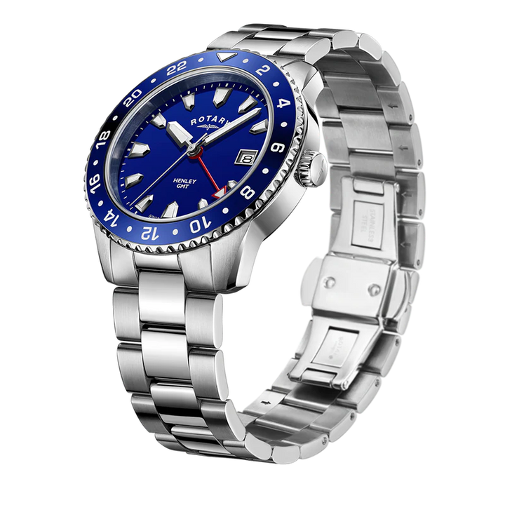 Rotary-<BR>Henley GMT Blue<BR/>(GB05108/05)