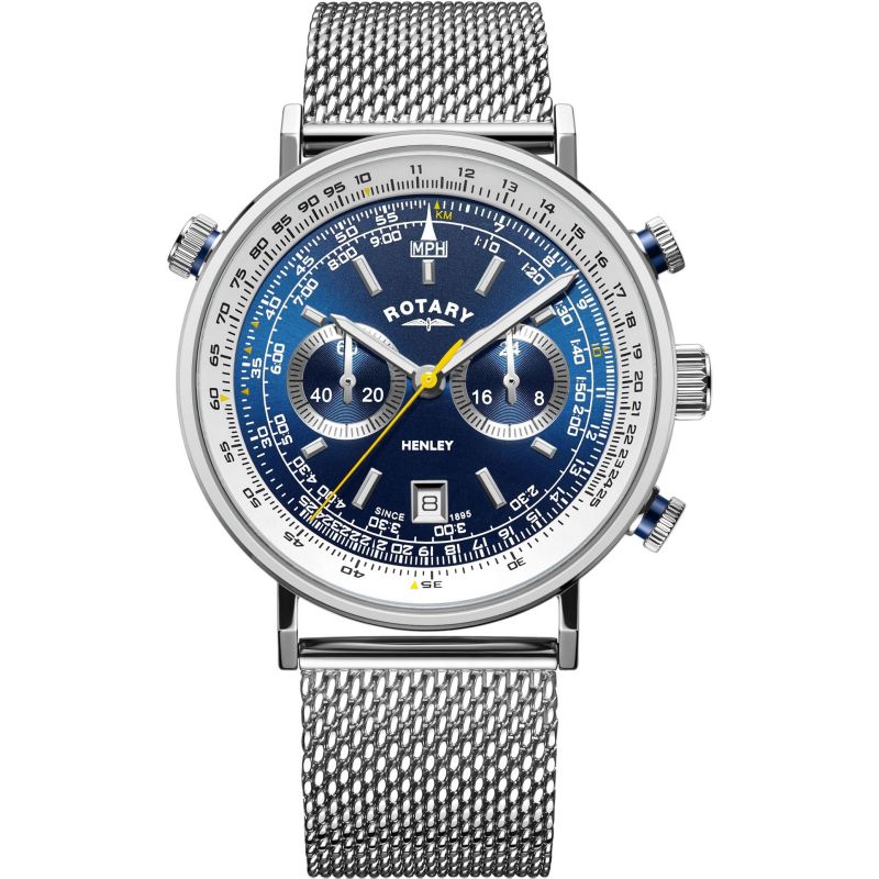 Rotary-<BR>Henley Pilot Chronograph<BR/> (GB05235/05)