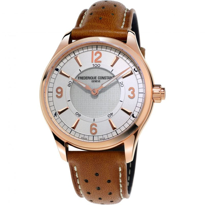 Frederique Constant-<BR>Horological Leather Smartwatch<BR/>(FC-282AS5B4)