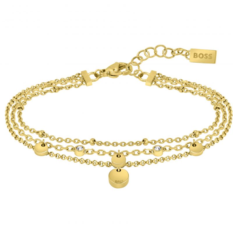 Boss-<BR>Iris Gold Layered Bracelet<BR/>(1580335)