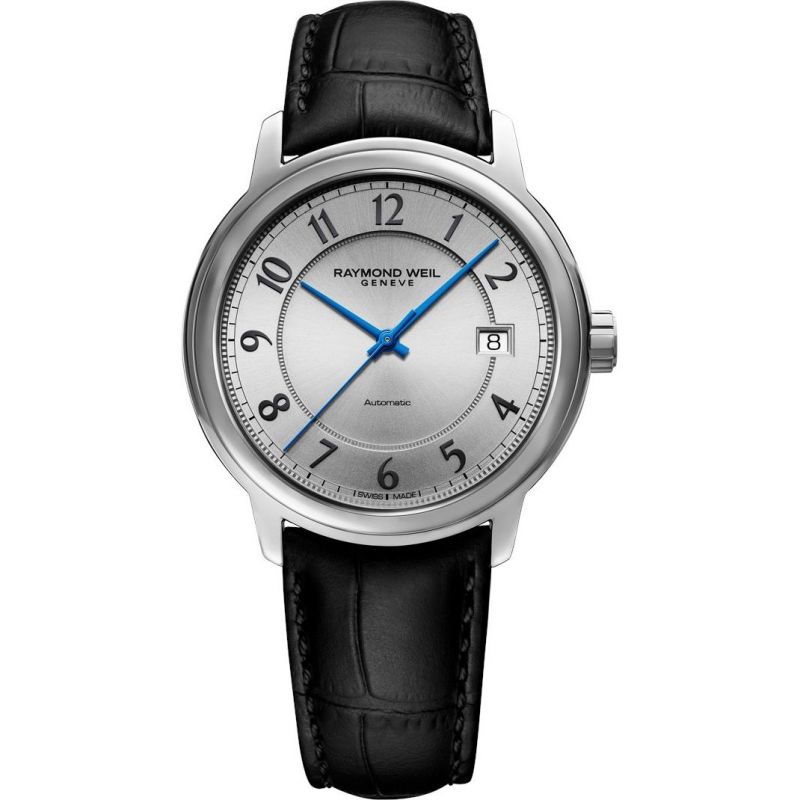 Raymond Weil-<BR>Maestro Automatic Black Leather<BR/>(2237-STC-05658)