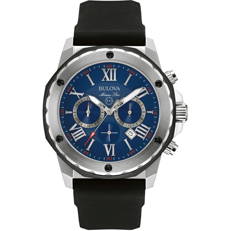 Bulova-<BR>Marine Star Blue Dial<BR/>(98B258)