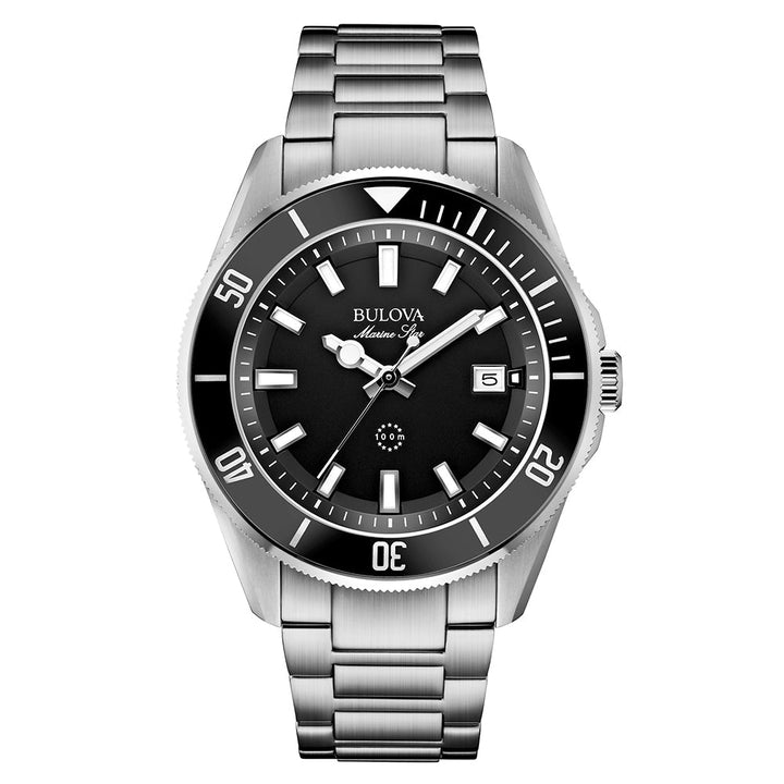 Bulova-<BR>Marine Star Stainless-Steel<BR/>(98B203)