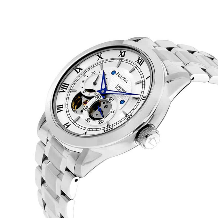 Bulova-<BR>Open Aperture Silver<BR/>(96A118)