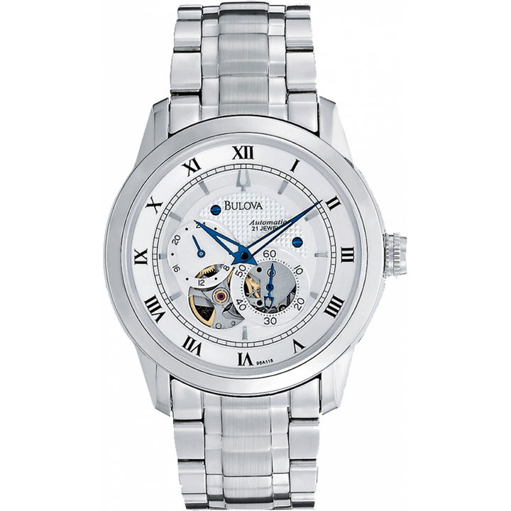 Bulova-<BR>Open Aperture Silver<BR/>(96A118)