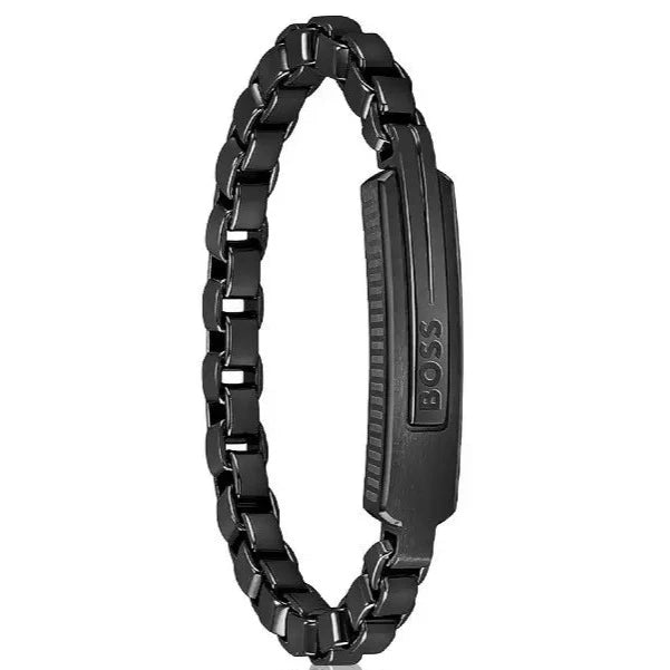 Boss-<BR>Orlado Black Chain Bracelet<BR/>(1580358M)