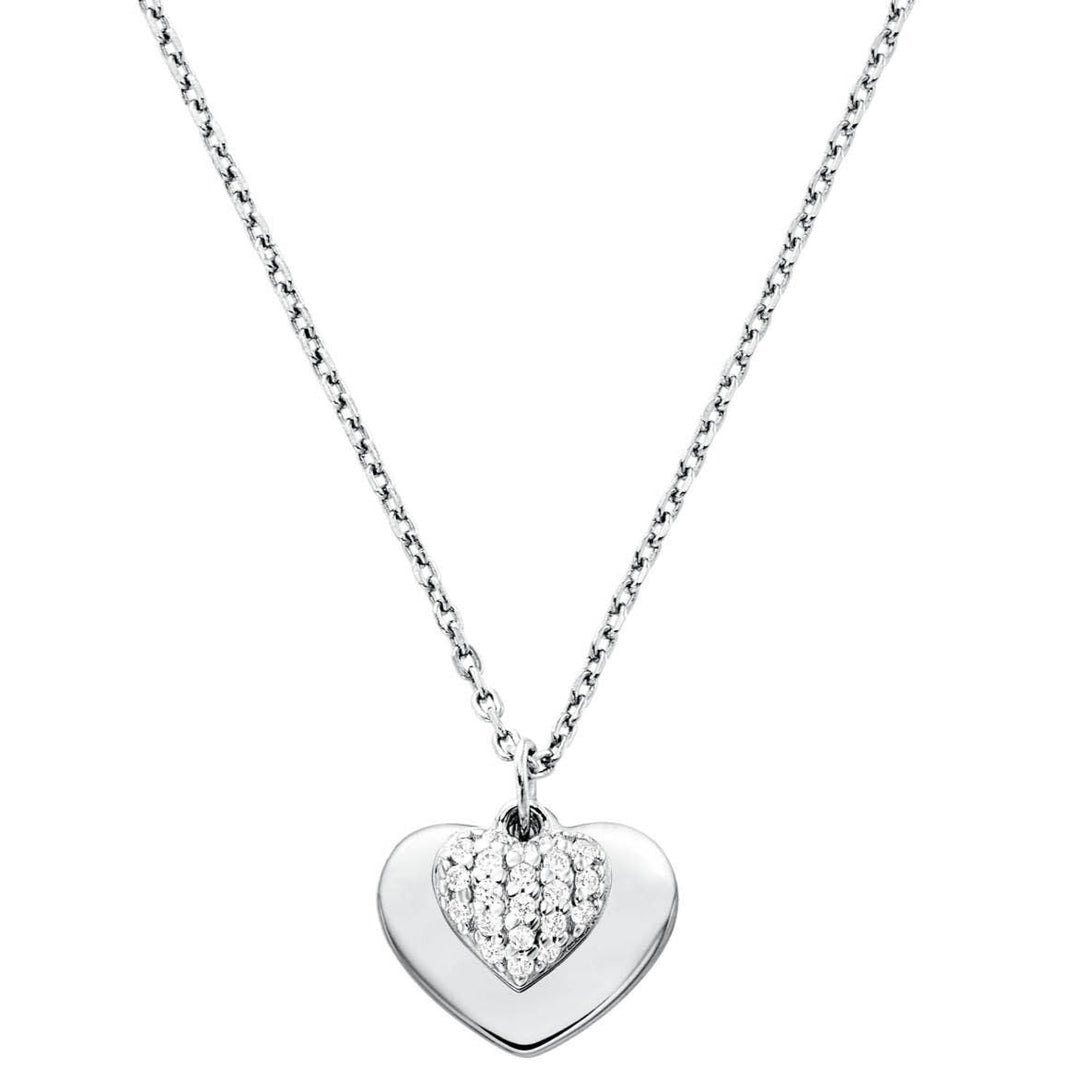 Michael Kors Jewellery-<BR>Plated Heart and Pave Pendant<BR/>(MKC1120AN710)