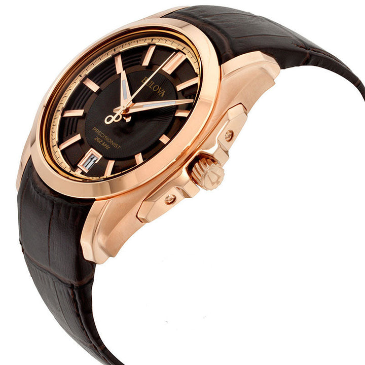 Bulova-<BR>Precisionist Longwood Brown<BR/> (97B110)