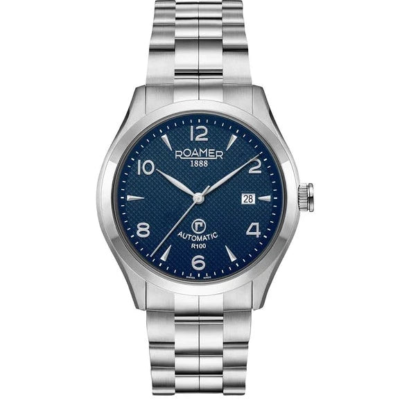 Roamer-<BR>R-100 Automatic Blue Dial<BR/>952660 41 44 60