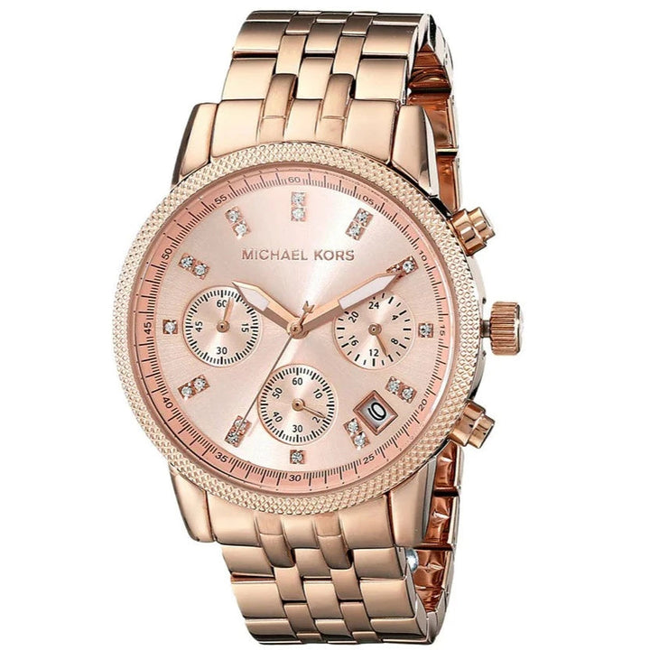 Michael Kors-<BR>Ritz Chronograph Rose<BR/>(MK6077)