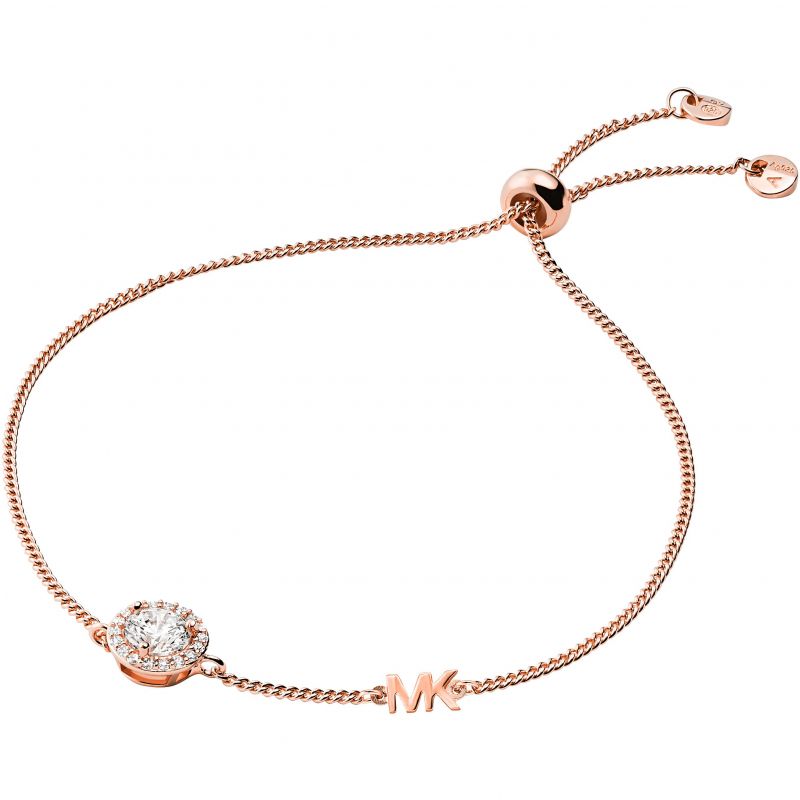 Michael Kors Jewellery-<BR>Rose Gold Premium Halo Bracelet<BR/>(MKC1206AN791)