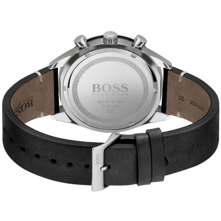 Boss-<BR>Santiago Black Leather<BR/>(1513864)