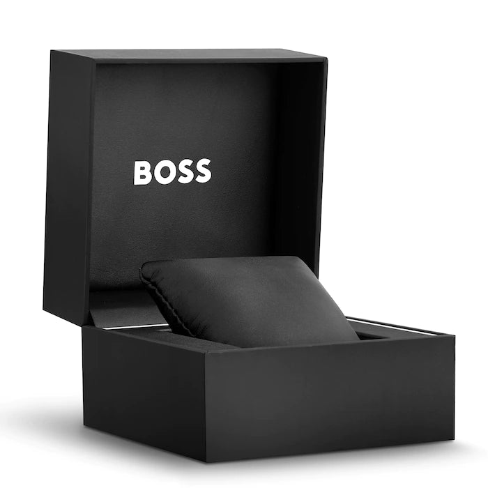 Boss-<BR>Santiago Black Leather<BR/>(1513864)